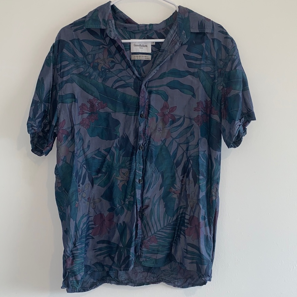 Goodfellow & Co | Button Up Floral Short Sleeve Shirt